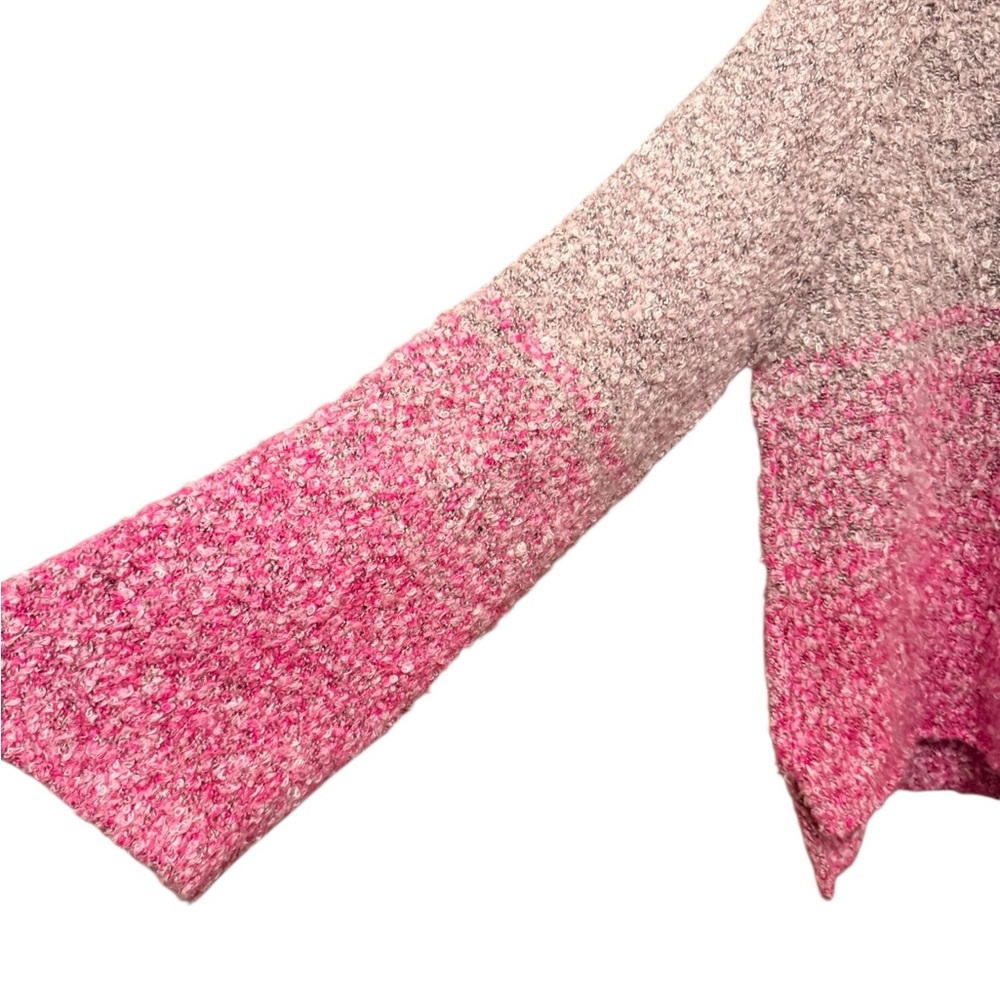 Free People BFF Cocoon Dip Dye Sweater Pink Size SP - Picture 5 of 9